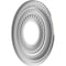 Ekena Millwork Cole Thermoformed PVC Ceiling Medallion Fits Canopies up to 4 1/4-in., Aged Dark Steel CMP10COCST - alternate 5